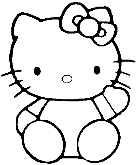Hello Kitty kolorowanki